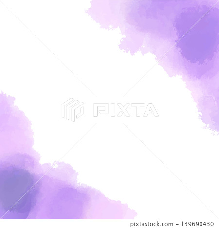 Watercolor texture banner background material - purple - square Watercolor texture banner background material - purple - square 139690430