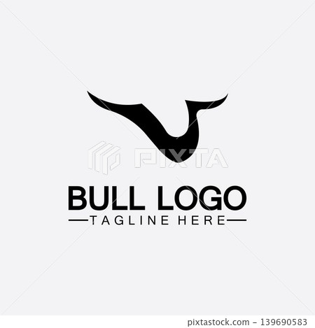 Bull logo and symbols vector template icons app Bull logo and symbols vector template icons app 139690583