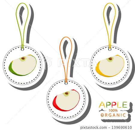 Fruit theme from set juicy delicious apple of various sizes Fruit theme from set juicy delicious apple of various sizes 139690610