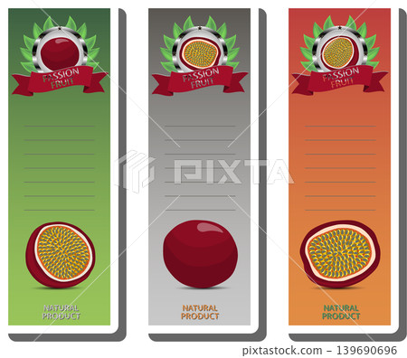 Fruit theme from set juicy delicious passion of various sizes Fruit theme from set juicy delicious passion of various sizes 139690696