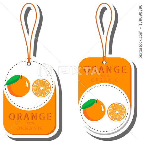 Fruit theme from set juicy delicious orange of various sizes Fruit theme from set juicy delicious orange of various sizes 139690896