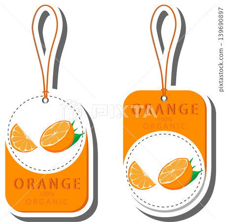 Fruit theme from set juicy delicious orange of various sizes Fruit theme from set juicy delicious orange of various sizes 139690897
