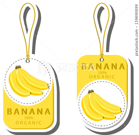 Fruit theme from set juicy delicious banana of various sizes Fruit theme from set juicy delicious banana of various sizes 139690899