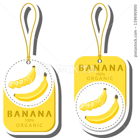 Fruit theme from set juicy delicious banana of various sizes Fruit theme from set juicy delicious banana of various sizes 139690900