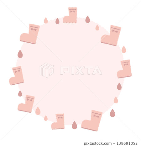 Rain boots frame 139691052