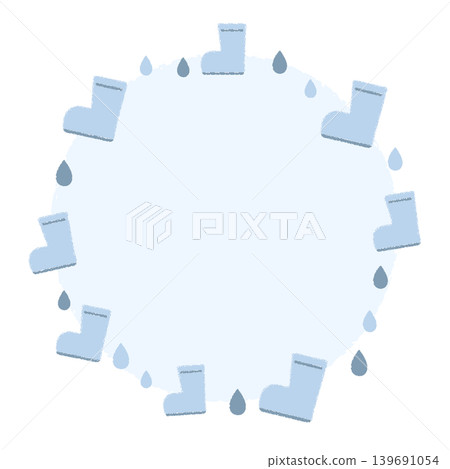 Rain boots frame Rain boots frame 139691054