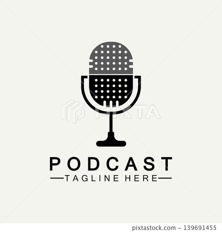 Podcast Vector icon design illustration Template Podcast Vector icon design illustration Template 139691455