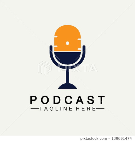 Podcast Vector icon design illustration Template Podcast Vector icon design illustration Template 139691474