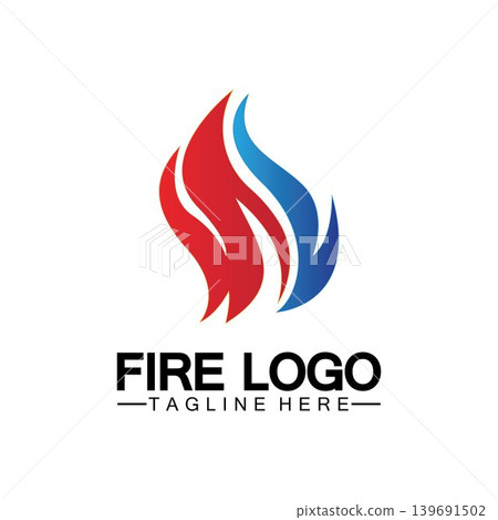 Fire Flame Logo design vector template Fire Flame Logo design vector template 139691502