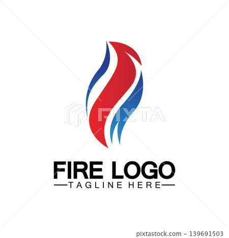 Fire Flame Logo design vector template Fire Flame Logo design vector template 139691503