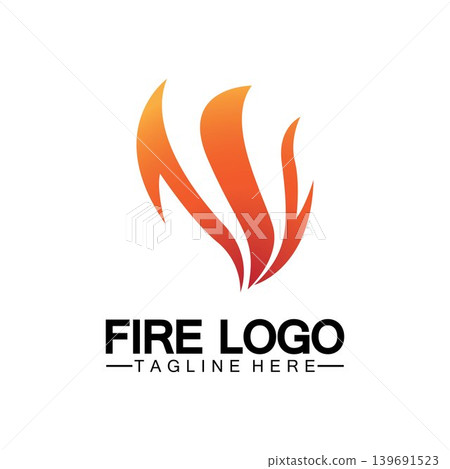 Fire Flame Logo design vector template Fire Flame Logo design vector template 139691523
