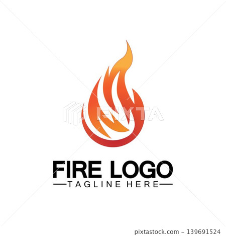 Fire Flame Logo design vector template Fire Flame Logo design vector template 139691524