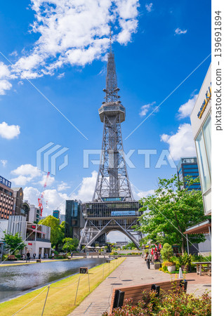 從久屋大通公園和中部電力未來塔(愛知縣名古屋市)眺望景色 從久屋大通公園和中部電力未來塔(愛知縣名古屋市)眺望景色 139691894