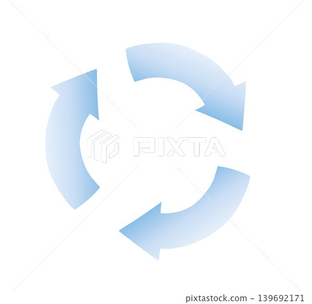 Vector Arrow symbols. Graphic hand drawn blue recycling sign illustration isolated on background. Zero waste, sustainable living concept. For designer, Eco-Friendly, planting or ecology. Environmental Vector Arrow symbols. Graphic hand drawn blue recycling sign illustration isolated on background. Zero waste, sustainable living concept. For designer, Eco-Friendly, planting or ecology. Environmental 139692171
