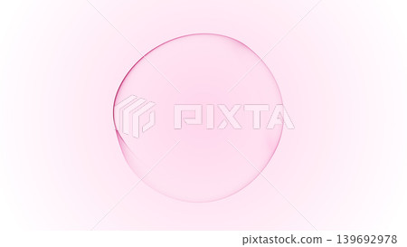 Minimal pink transparent glass sphere on a soft light gradient background, clean abstract technology design with delicate rim glow for modern visuals and wallpapers. Minimal pink transparent glass sphere on a soft light gradient background, clean abstract technology design with delicate rim glow for modern visuals and wallpapers. 139692978