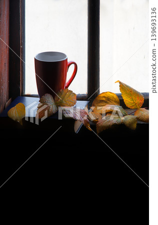 Cup of tea and book 139693136