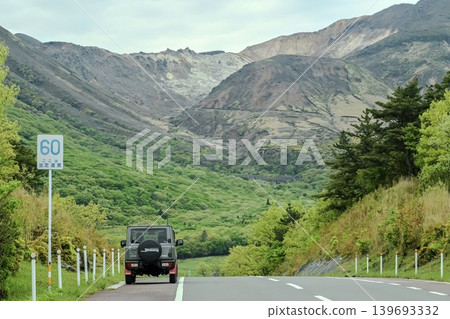 The Yamanami Highway leading to the Kuju Mountain Range The Yamanami Highway leading to the Kuju Mountain Range 139693332