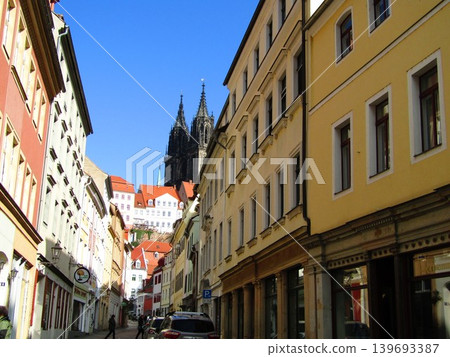 Streetscape of Meissen, Germany 139693387