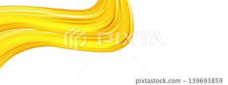 Elegant golden ribbon wave corner luxury background element. Elegant golden ribbon wave corner luxury background element. 139693859