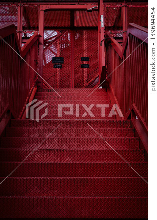Stairs to the TV Tower at Shonan-daira Stairs to the TV Tower at Shonan-daira 139694454