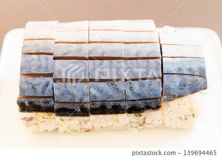 Delicious mackerel sushi Delicious mackerel sushi 139694465