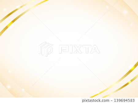 A golden curved frame and a luxurious background. A golden curved frame and a luxurious background. 139694583