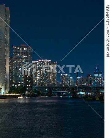 從品川碼頭橋眺望天王洲的夜景 - 城市景觀（2026年4月） 139694939