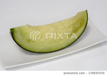 Fresh Ibaraking melons from Ibaraki Prefecture. 139695038