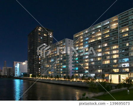 從品川碼頭橋眺望運河區的傍晚景色 - 城市景觀(2026年4月) 從品川碼頭橋眺望運河區的傍晚景色 - 城市景觀(2026年4月) 139695073