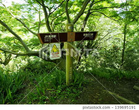 [Mountain Sign] Mount Takao, Tokyo - Junction to Station and Summit (Management Number: 110-S-020) (2026) 139695191