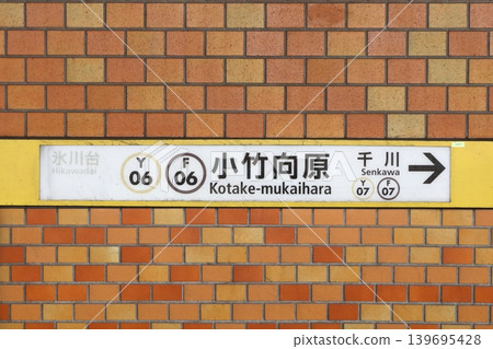 [Y06/F06] 小竹向原站（東京地鐵有樂町線：站牌） 139695428