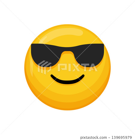 Cool Expression Emoticon Cool Expression Emoticon 139695979