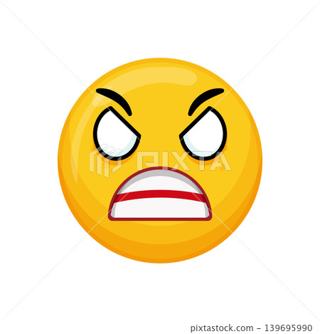 Angry Expression Emoticon Angry Expression Emoticon 139695990