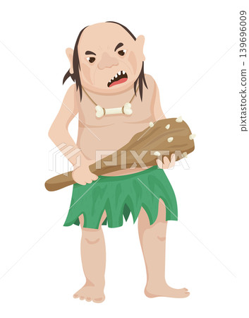 Troll with Wooden Club Troll with Wooden Club 139696009