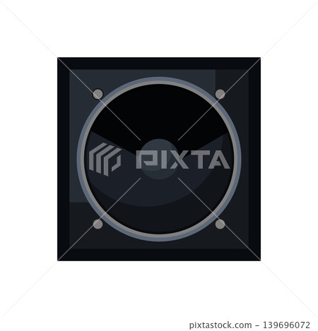 Subwoofer Illustration Subwoofer Illustration 139696072
