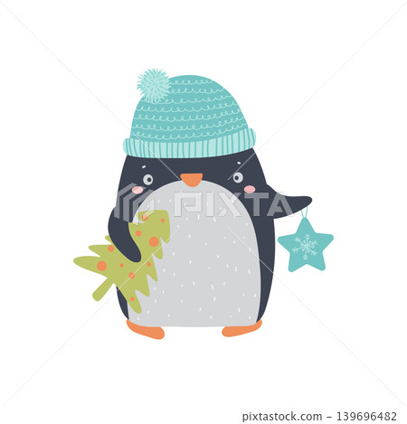 Penguin With Ornaments Penguin With Ornaments 139696482