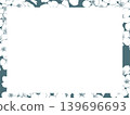 Flower frame illustration 139696693