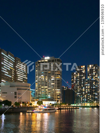 從品川碼頭橋眺望天王洲的夜景 - 城市景觀(2026年4月) 從品川碼頭橋眺望天王洲的夜景 - 城市景觀(2026年4月) 139696910