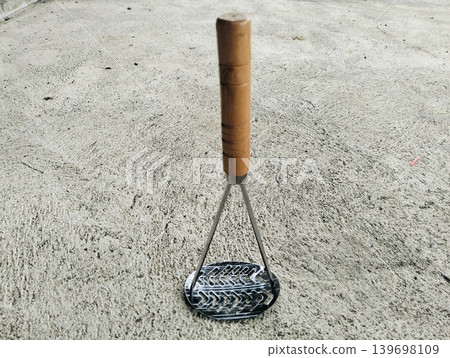 Stainless Steel Potato Masher with Wooden Handle Stainless Steel Potato Masher with Wooden Handle 139698109