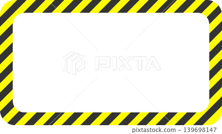 Tiger tape pattern frame Tiger tape pattern frame 139698147