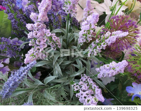 Colorful artificial flower bouquet Colorful artificial flower bouquet 139698325