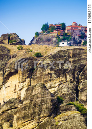 Monastery in Meteora, Greece Monastery in Meteora, Greece 139698463