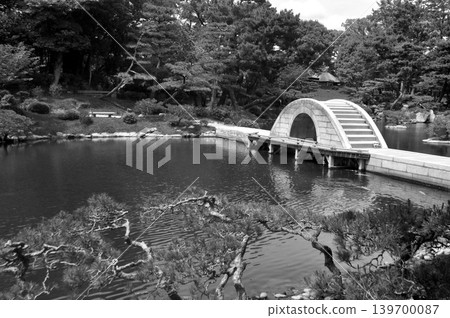 Japan, Hiroshima, Shukkei-en Garden 139700087