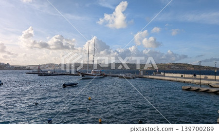 Evening view of the port around St. Paul's Bay area Evening view of the port around St. Paul's Bay area 139700289