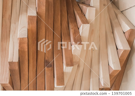 Decorative wooden interior element decoration wood decor abstract exterior pattern material plank board object Decorative wooden interior element decoration wood decor abstract exterior pattern material plank board object 139701005