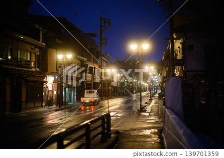 Takayama City at Night Takayama City at Night 139701359