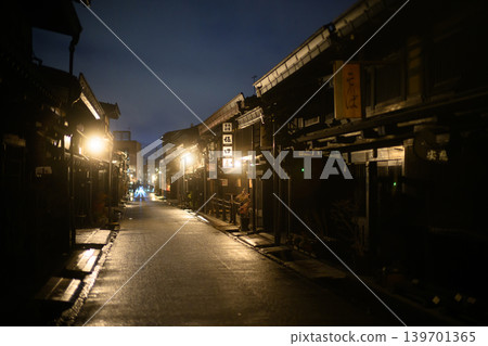 Takayama City at Night 139701365