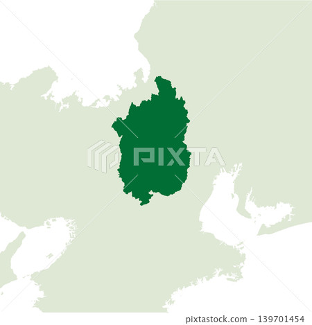 Vector illustration map material for Japan: Shiga Prefecture map Vector illustration map material for Japan: Shiga Prefecture map 139701454