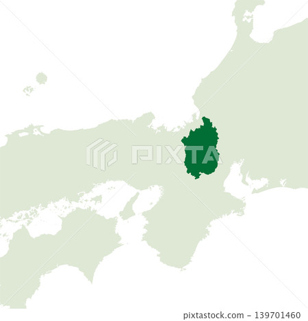Vector illustration map material for Japan: Shiga Prefecture map Vector illustration map material for Japan: Shiga Prefecture map 139701460