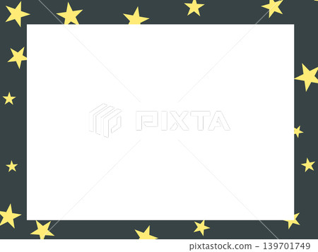 Star frame illustration Star frame illustration 139701749